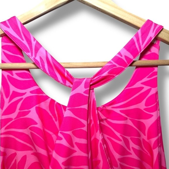 Vineyard Vines In Full Bloom Sankaty Swing Dress | Hot Pink |‎ Size Small - Picture 4 of 9
